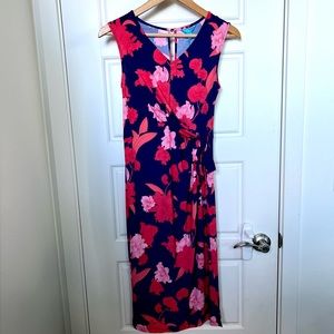 Tori Richard Honolulu Open Spaces Palma Dress in Navy